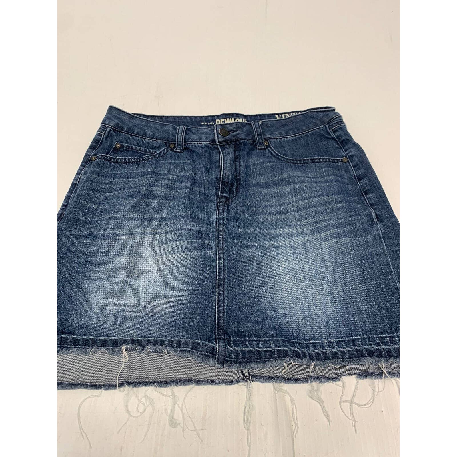 Rewash Skirt Jeans Blue 929 Womens A77